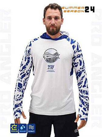 Fujin Pro Angler S24 Hooded Lambuka Navy Medium (M)