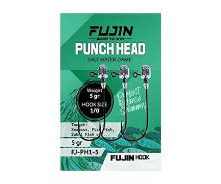 Fujin Punch Head Jighead FJ-PH #1/0 3gr