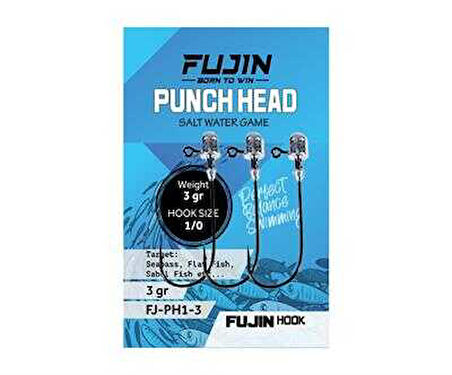 Fujin Punch Head Jighead FJ-PH #1/0 2gr