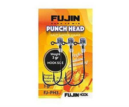 Fujin Punch Head Jighead FJ-PH #3/0 10gr