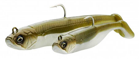 Savage Gear Savage Minnow 12.5 cm 35 gr 2+1 Green Silver