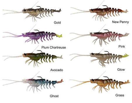 Savage Gear 3D Shrimp Weedless 9 cm 7 gr Sahte Balık Ghost