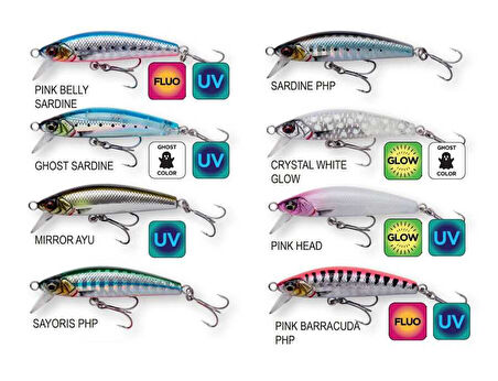 Savage Gear Gravity Minnow 5 cm 8 gr Sahte Balık Ghost Sardine PHP