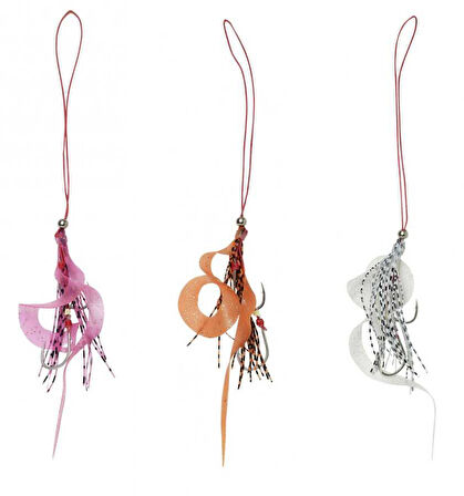 Savage gear Cuttle Eye Skirt M 2 Adet Sahte Balık Pink Glow