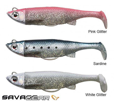 Savage gear 3D TPE Minnow 13cm 42g Sahte Balık White Glitter