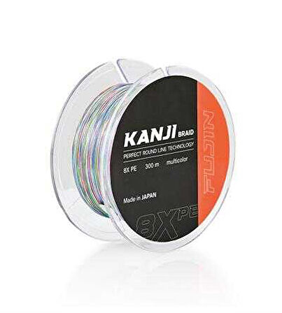 Fujin Kanji 8X 300MT Multi Color Pe Line 0.330mm