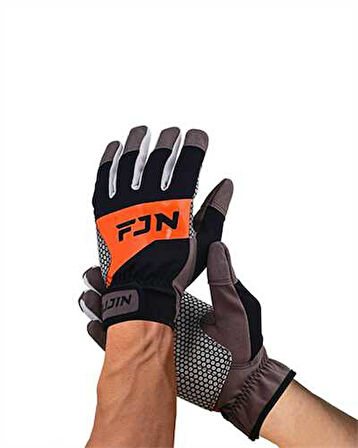 Fujin Pro Angler Trolling Gloves Black M/L