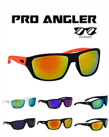 Fujin Pro Angler Polarize Güneş Gözlüğü C136 Orange Mat Black