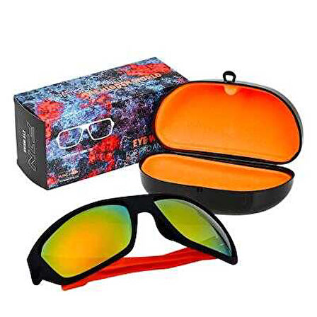 Fujin Pro Angler Polarize Güneş Gözlüğü C136 Orange Mat Black