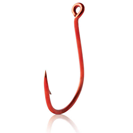 Mustad Double Wide Gap Dropshot 10548NP-RD Olta İğnesi Standart-NO:1 - 7Lİ