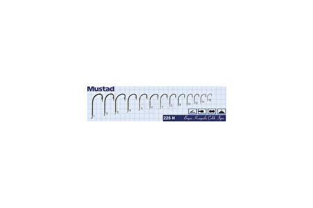 Mustad Olta İğnesi 225N 50li Standart-NO:10