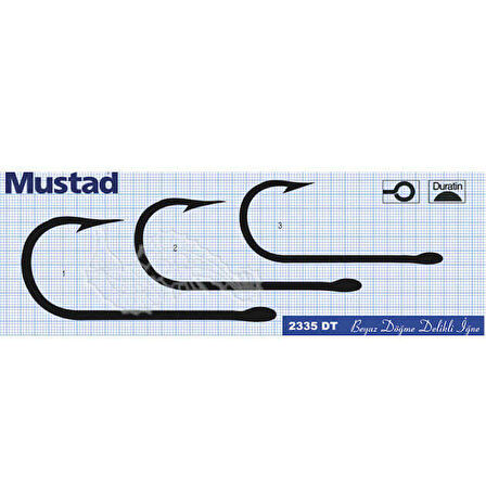 Mustad Olta İğnesi 2335DT 100lü Standart-NO:2