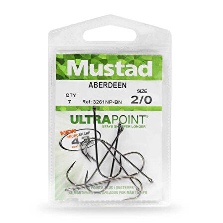 Mustad Olta İğnesi 3261NP-BN 7li Standart-NO:1-0