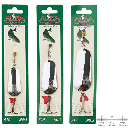 AlbaStar 510 Turna Olta Kaşığı Standart-NO:1