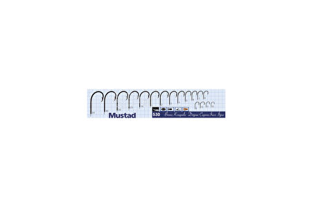 Mustad Olta İğnesi 530 25li Standart-NO:1-0