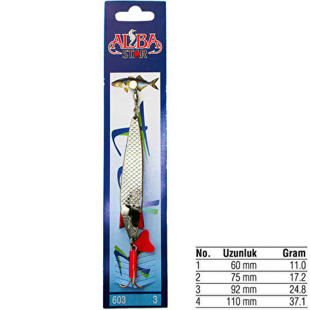 Albastar 603 Turna Olta Kaşığı Standart-NO:1