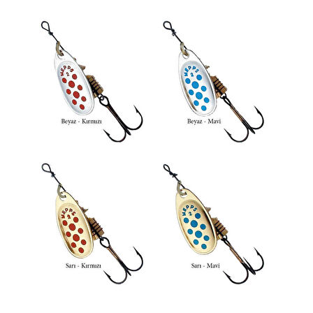 Mepps Comet Olta Kaşığı SARI-MAVİ-NO:1