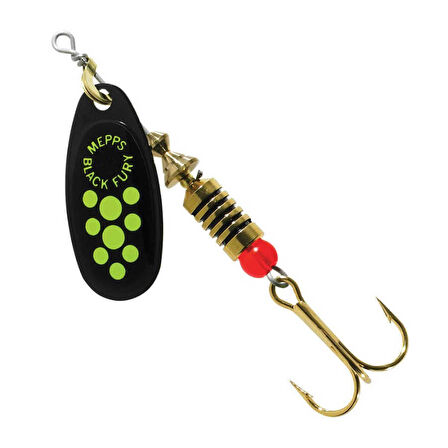 Mepps Black Fury Olta Kaşığı C.SİYAH-YEŞİL-NO:3