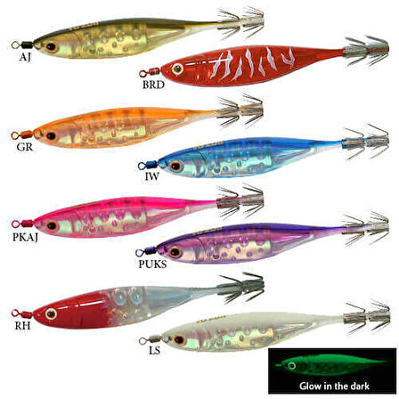 Yozuri Crystal Ultra Auora Kalamar Sahte Balığı AJ-A1521-95MM