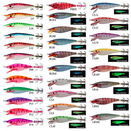 Yozuri Squid Jig Ultra Cloth-Bavc Kalamar Sahte Balığı BLRM-A327-M2-SS-65MM
