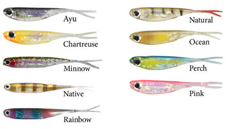Berkley Powerbait Drop Shot Minnow Sahte Balığı CHARTREUSE-7.5CM - 6LI