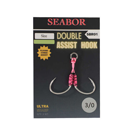 SEABOR DOUBLE ASSIST İĞNE Standart-1/0