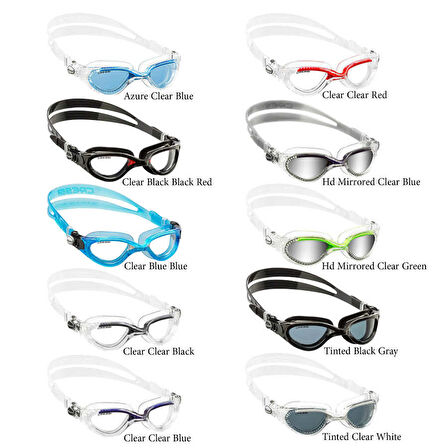 Cressi Flash Deniz Gözlüğü CLEAR-BLACK-BLACK RED