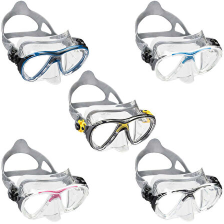 Cressi Eyes Evolution Crystal Dalış Maskesi CLEAR-BLUE