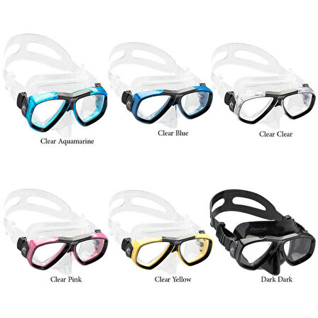 Cressi Focus Dalış Maskesi CLEAR-BLUE