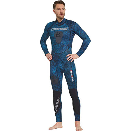 Cressi Tokugawa Man Dalış Elbisesi BLUE CAMO-3MM - NO:2 / S