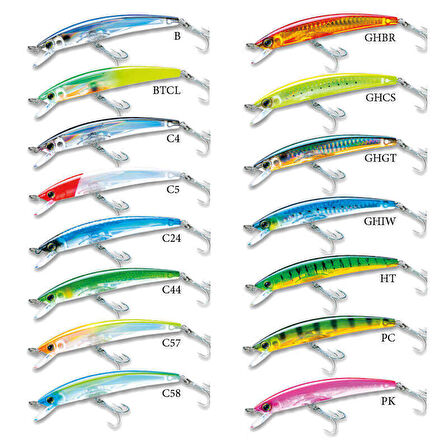 Yozuri Crystal 3D Minnow Floating Sahte Balığı B-130MM