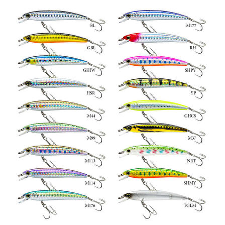 Yozuri Pins Minnow Floating Sahte Balığı (Yeni) M177-90MM