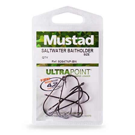 Mustad 92647NP-BN Olta İğnesi Standart-NO:4 - 10LU