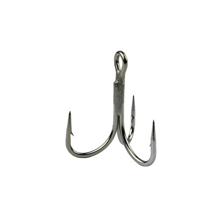 Mustad Jaw Lok 3x Strong Üçlü Olta İğnesi JL73NP Standart-NO:2-0 - 5LI
