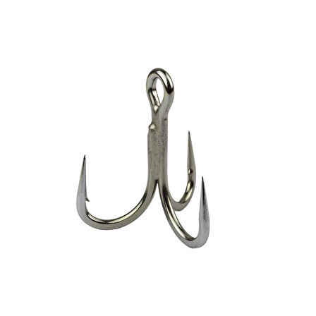 Mustad Jaw Lok 4x Strong Üçlü Olta İğnesi JL74NP Standart-NO:2-0 - 5LI