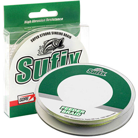 Sufix Feeder Braid İp Misina OLIVE GREEN-0.12MM - 100MT - 5.4KG