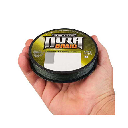 SpiderWire Dura Braid İp Misina MOSS GREEN-0.28MM - 135M - 22.5KG