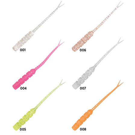 Mustad Aji Worm Bachi-Bachi Sahte Kurt 001-5CM - 15Lİ