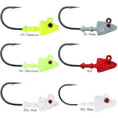 Mustad Sd824 Shad Jig Head PEA - PEARL-3.5GR - 3LU - 1-0