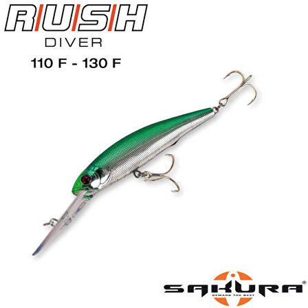 Sakura Rush Diver Longbill Minnow Floating Sahte Balığı P06-110MM