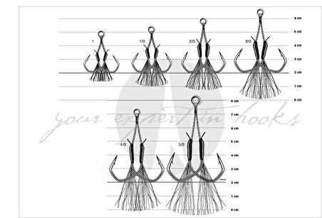 VMC Slow Jiging Olta İğnesi 7117AH KALAY-NO:3-0 - 3LU