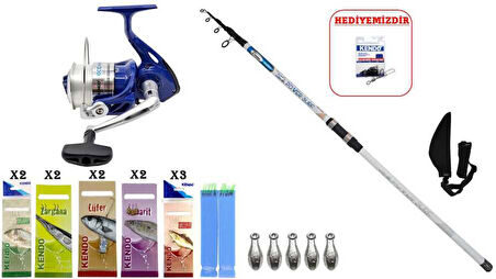 Kendo Sea Power 4.20m 100-250gr &  Kendo Oceancast 7000 SURF SETİ