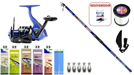 Remixon Strong 4.20m 100-250gr & Remixon New Modern Times 6000 Mavi SURF SETİ