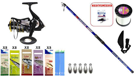  Remixon Strong 4.20m 100-250gr & Remixon Monster 7000 SURF SETİ
