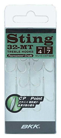 BKK Sting-32 MT Üçlü Olta İğnesi 4 7 Pcs