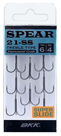 BKK Spear-21 SS Üçlü Olta İğnesi 14 8 Pcs