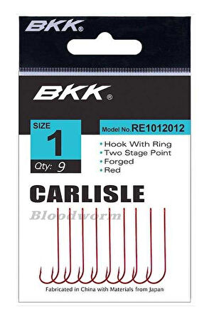 BKK Red Carlisle Bloodworm-R Olta İğnesi 4/0