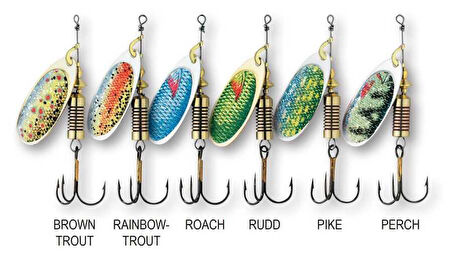 Dam Nature 3D Spinner #2 4gr Kaşık Rainbow Trout