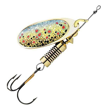 Dam Nature 3D Spinner #1 3gr Kaşık Brown Trout