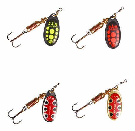 Dam Effzett Standard Spinner 6 gr #3 Kaşık Copper Black Dot